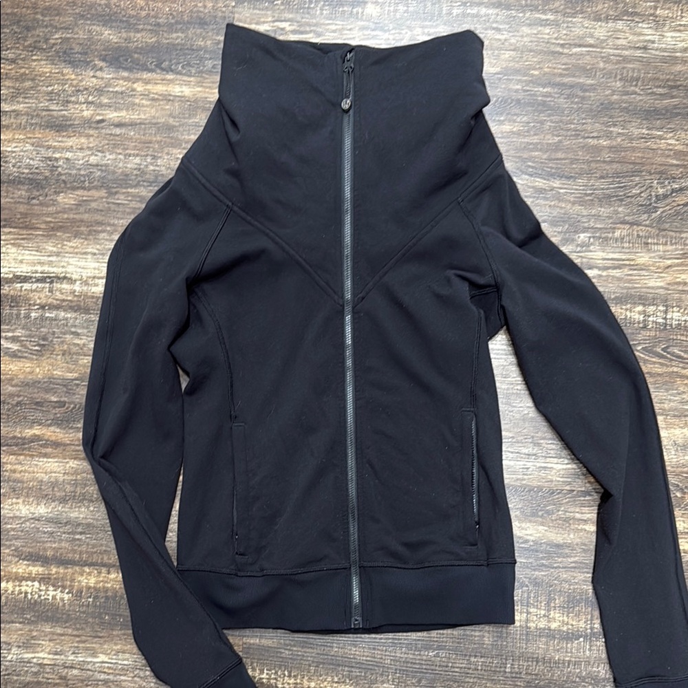 Lululemon Black Zip-Up Funnel Neck Jacket